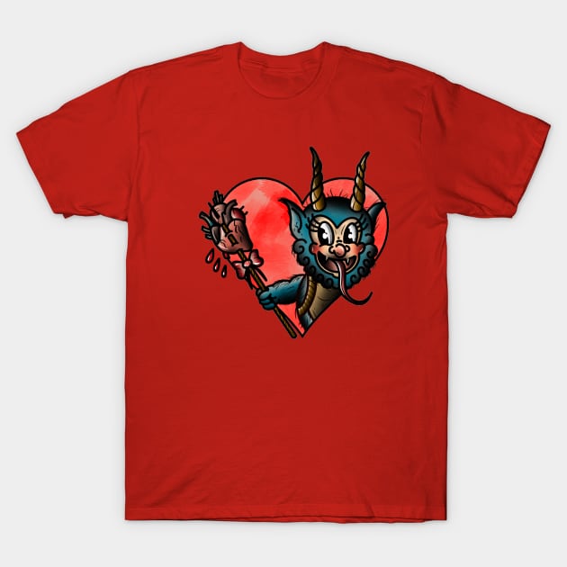 Krampus Of The Heart T-Shirt by Binge-Watchers Podcast